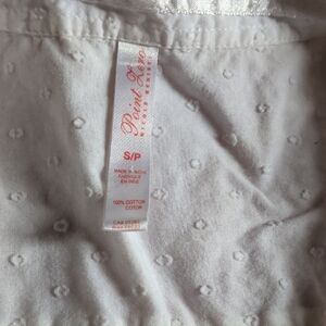 Point Zero Ivory Floral Embossed Blouse